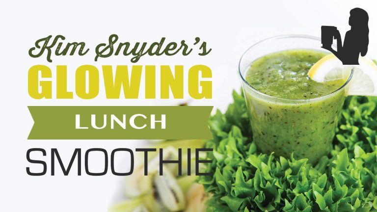 Glowing Green Smoothie Recipe from Beauty Detox by Kimberly Snyder