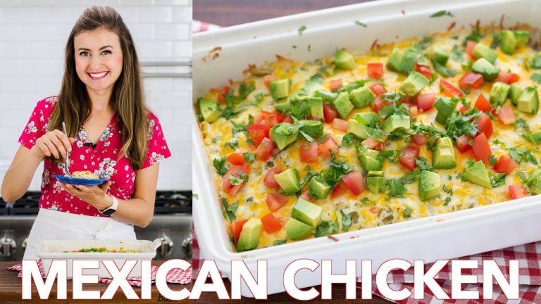 Easy Mexican CHICKEN Casserole (Chicken Bake Recipe)