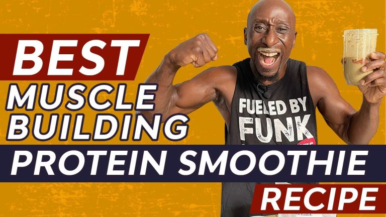 Post Workout Muscle Building Protein Smoothie Recipe