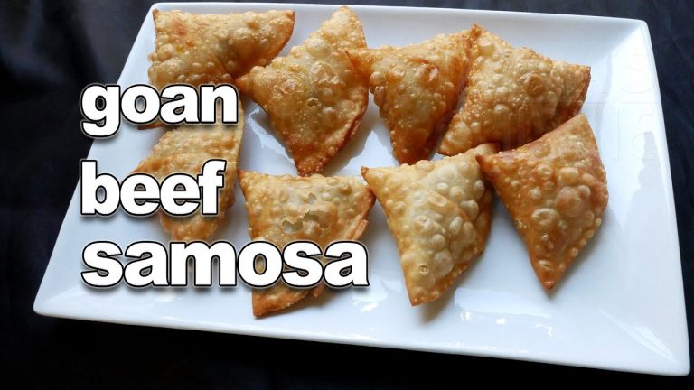 Goan Beef Samosa Recipe | Kheema Samosa | Homemade Samosa Sheets | Goan Beef Recipes
