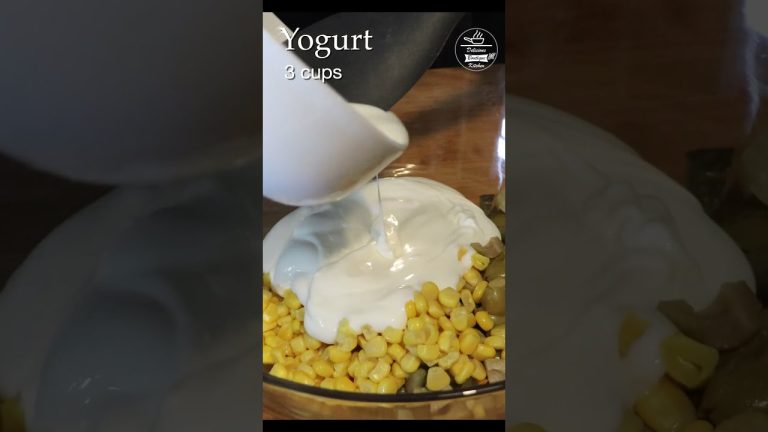 Easy and Quick Pasta Salad – The Best Macaroni Salad Recipe #shorts