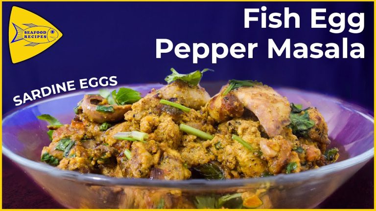 Fish Egg Fry Recipe | Easy Seafood Recipes – Episode 11 | Pepper Masala @Seafood Recipes By Bayman