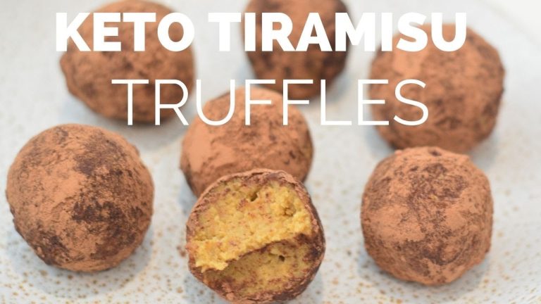 keto tiramisu truffles | 5 minute keto dessert recipes |easy keto truffle recipe
