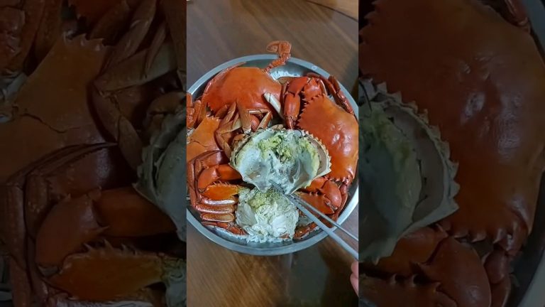 crab roe with rice #recipe #cookathome #eatathome #homemade #hmwcooking #crab #seafood