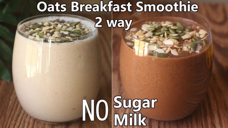 2 Healthy Breakfast Smoothie Recipe | No sugar No Milk Smoothie Recipe | Smoothie Breakfast