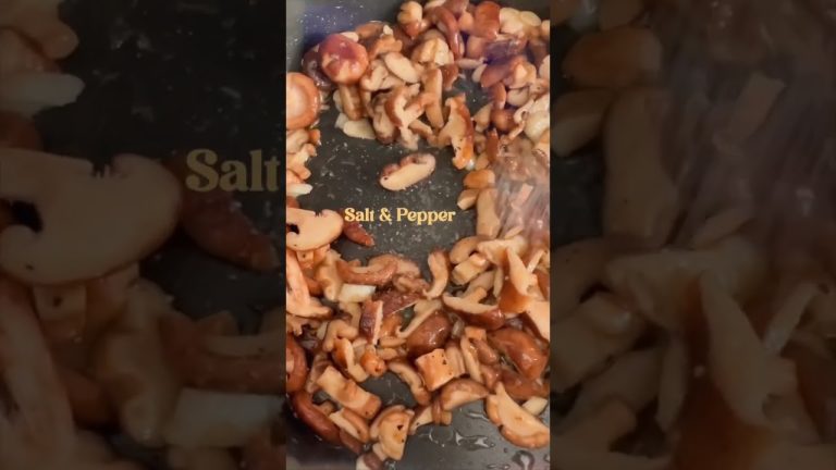 Truffled Pappardelle with Shiitake Mushrooms: The BEST Recipe Ever! #food #recipe #cooking