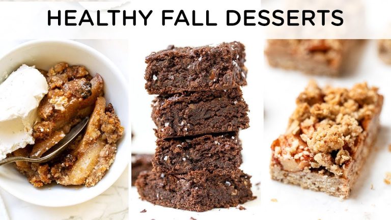HEALTHY FALL DESSERT RECIPES ‣‣ quick & easy vegan desserts