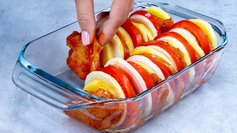 I’ve prepared a real culinary masterpiece using chicken and potatoes