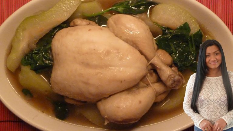 Whole Chicken Soup Recipe (Tinibuok na Manok)  Filipino Chicken Soup Recipe  ( Whole Chicken Soup)