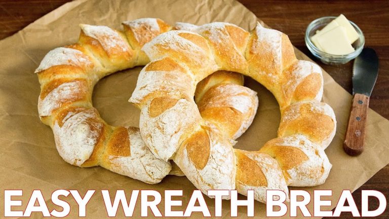 How To Make Easy Holiday Wreath Bread Recipe