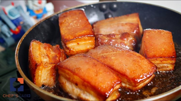 Japanese Braised Pork Recipe with Detail Instruction | ASMR Cooking