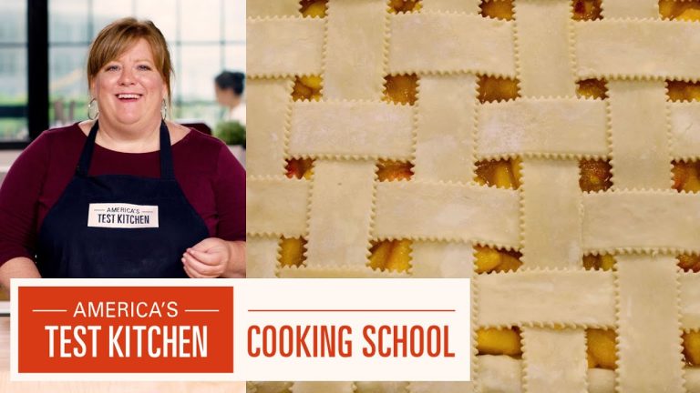 How to Decorate a Double-Crust Slab Pie with Christie Morrison | ATK Cooking School