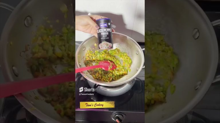 Quick and Easy Spinach Puree Pasta Recipe #shorts