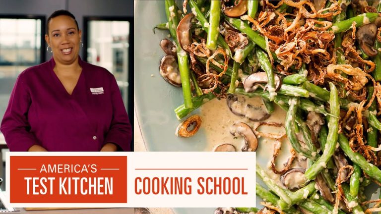 How to Make Quick Green Bean “Casserole” with Elle Simone Scott | ATK Cooking School