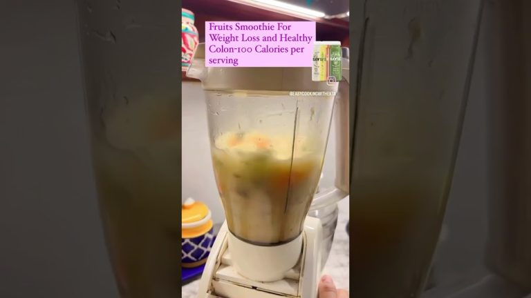 Healthy Fruits Smoothie which is just 100 calories- Weight Loss Recipe