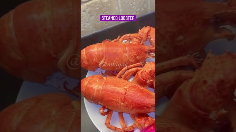 LOBSTER RECIPE: How to cook lobster the easy way👍. #shorts  #lobster  #cooking  #food  #seafood