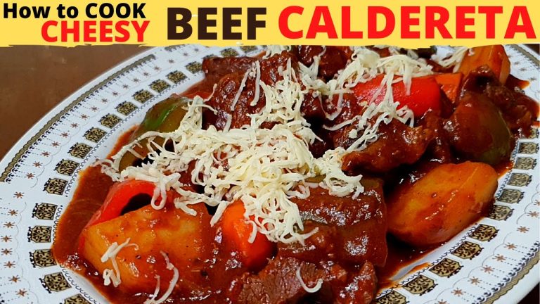 BEEF CALDERETA | CLASSIC Family Recipe | KALDERETANG BAKA | Caldereta With CHEESE