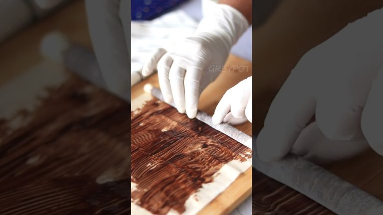 Chocolate Cigars | Phyllo Sheet Simple Dessert Recipe #shorts