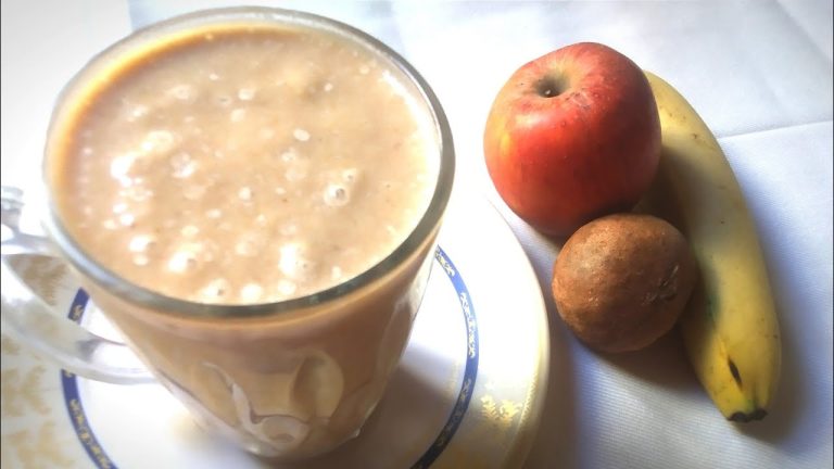 apple chikoo banana juice | smoothie recipe |
