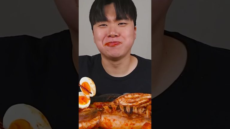 ASMR MUKBANG | RICE CAKE Tteokbokki, Fire Noodles, seafood boil recipe ! eating #shorts