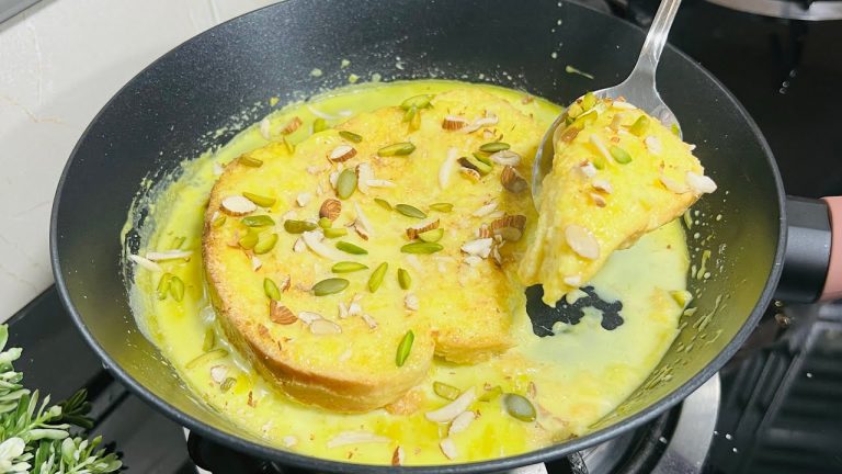 Fried milk bread recipe || healthy bread breakfast recipe