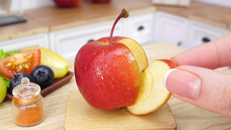 Easy Miniature Chicken with Apple Sauce Recipe | Yummy Tiny Chicken Recipe | Miniature Cooking