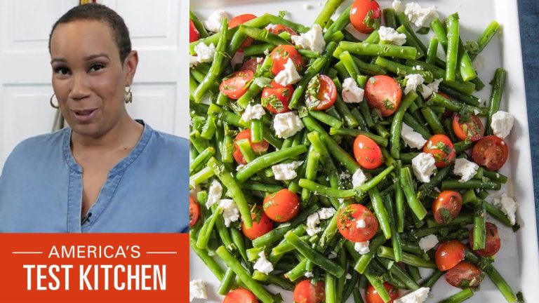 How to Make Green Bean Salad with Cherry Tomatoes and Feta