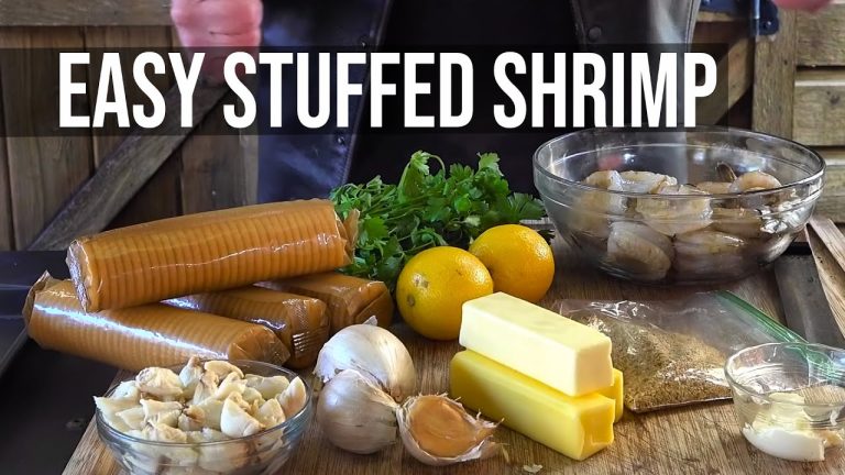 EASY STUFFED SHRIMP | Seafood | Recipe | BBQ Pit Boys