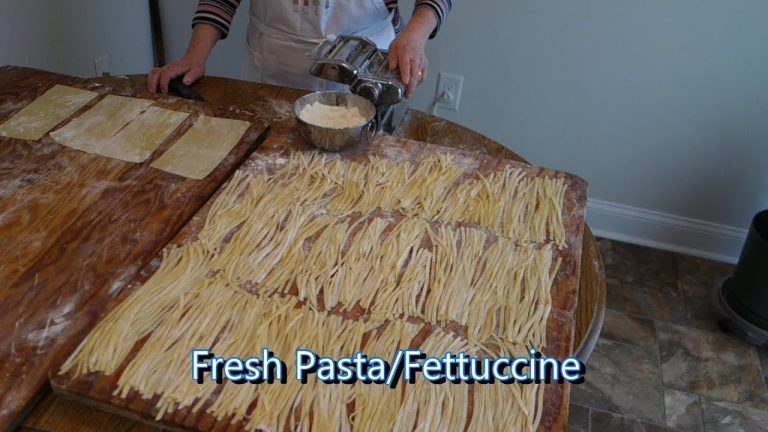 Italian Grandma Makes Fresh Pasta/Fettuccine