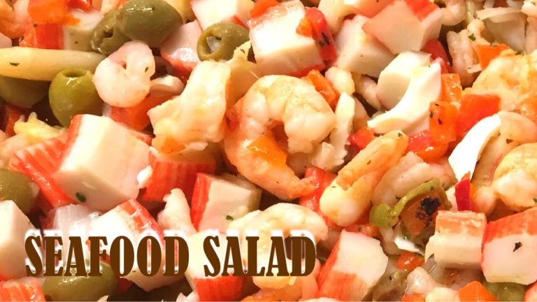 How to prepare a delicious seafood salad, shellfish recipes, seafood recipes for dinner