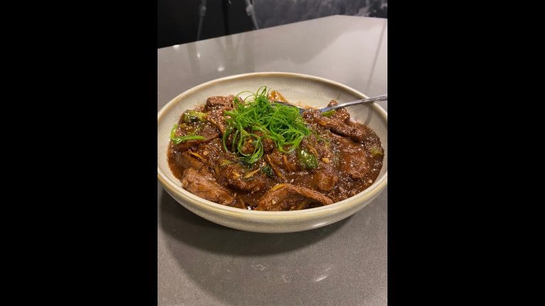 Mongolian beef for Mark