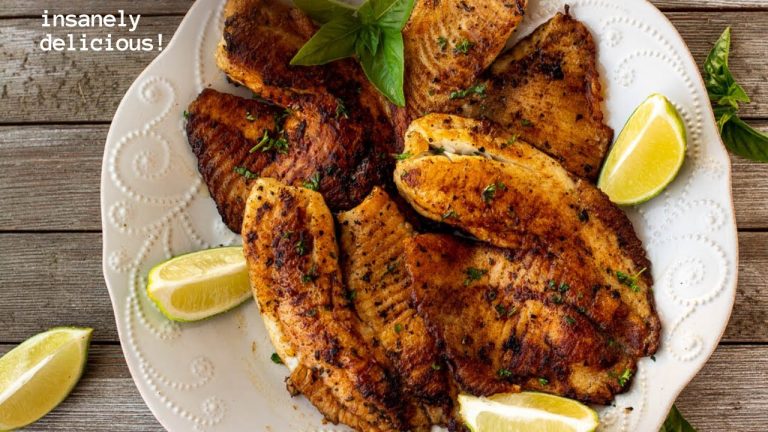 PAN SEARED TILAPIA || How To Make Fish Taste Good!