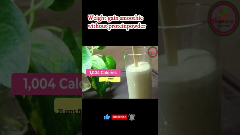 Protein Shake Without Protein Powder | Oats smoothie for weight gain  #shorts #trendingshorts#viral