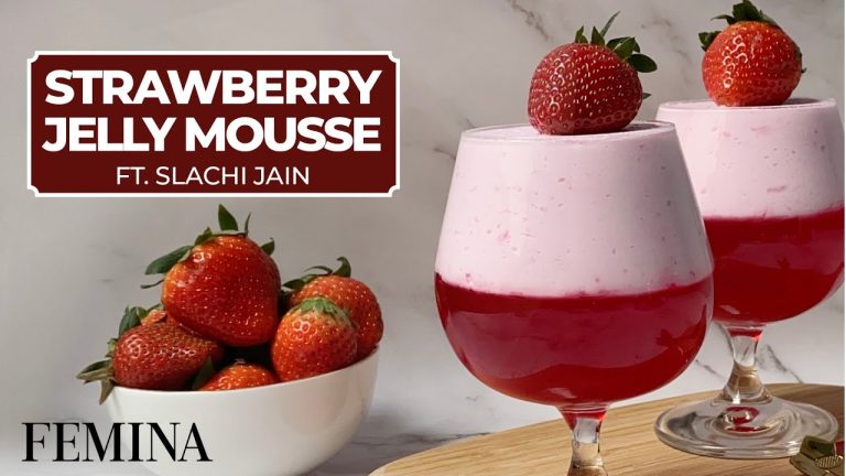 Strawberry Jelly Mousse Ft. Slachi | Dessert Recipes | Femina
