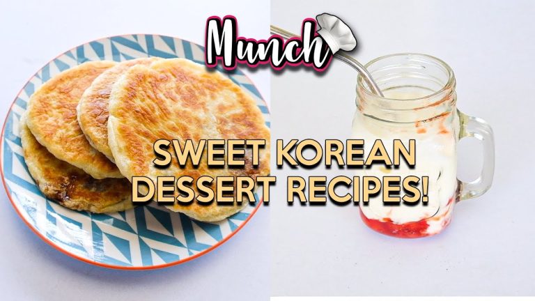Sweet Korean Dessert Recipes!