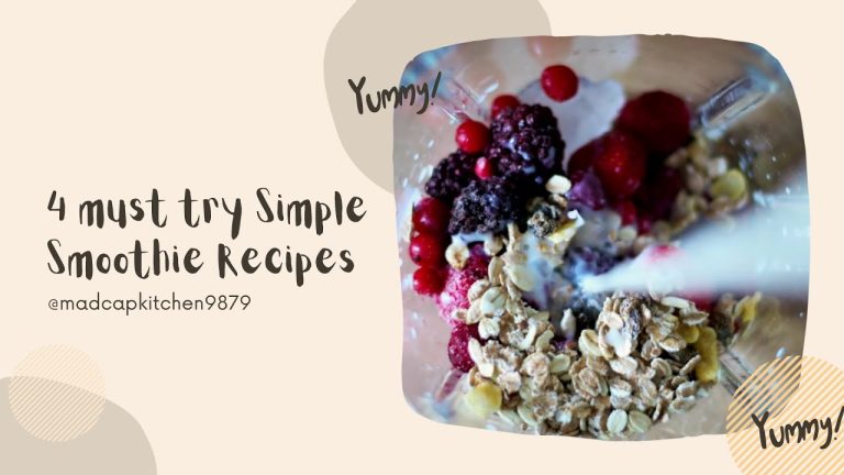 |4 Super Simple & Yummy must try Smoothie Bowl Recipes you need to add to your diet|(video recipe)😋💯