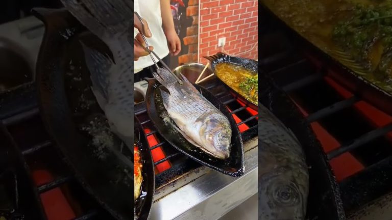 Wow Spicy Delicious Fish #shorts #juemcooking