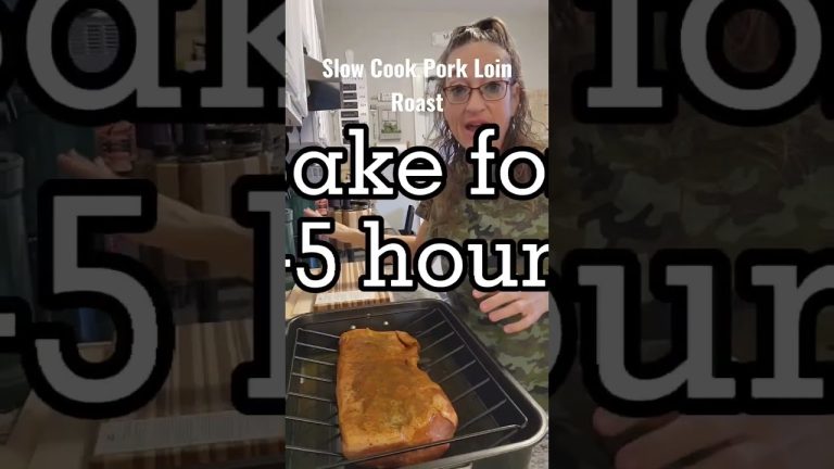 Slow Cook Pork Loin Roast