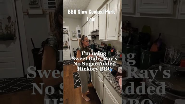 BBQ slow cooked pork Loin Roast