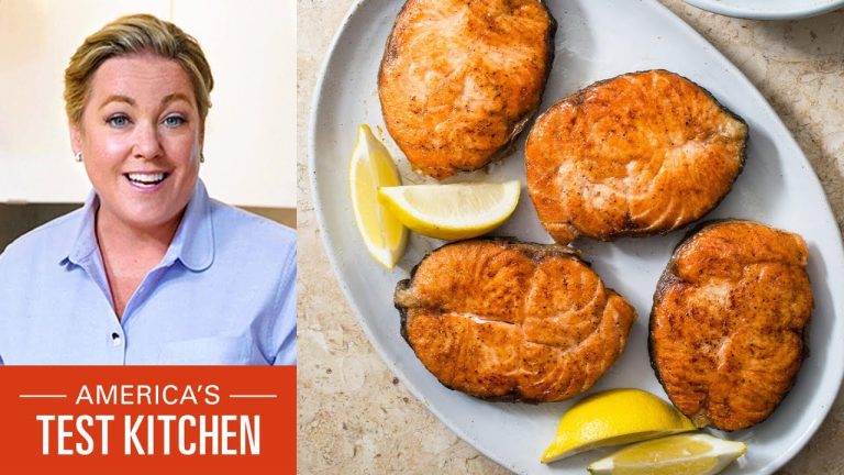 How to Make Pan-Seared Salmon Steaks