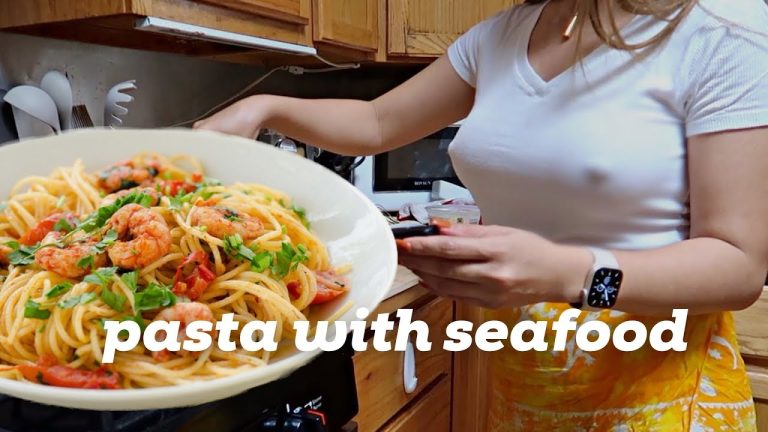 Pasta with seafood | Easy recipe