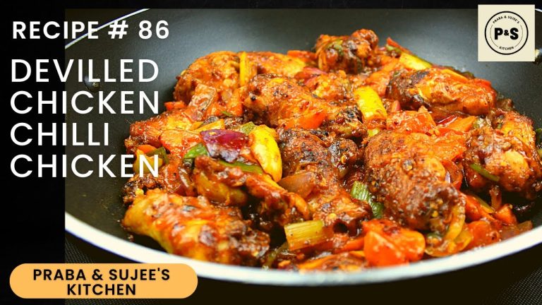 Devilled chicken | Chilli Chicken | Air Fryer recipes | Srilankan style chicken recipes