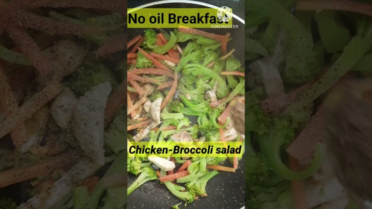 Oil Free Healthy Recipe | Chicken Broccoli Stir Fry | #shorts #ytshorts Full Video Description Box 👉