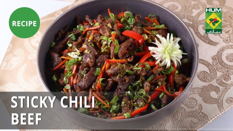 Sticky Chili Beef Recipe | Lazzat | Masala TV | Samina Jalil | Chinese Food