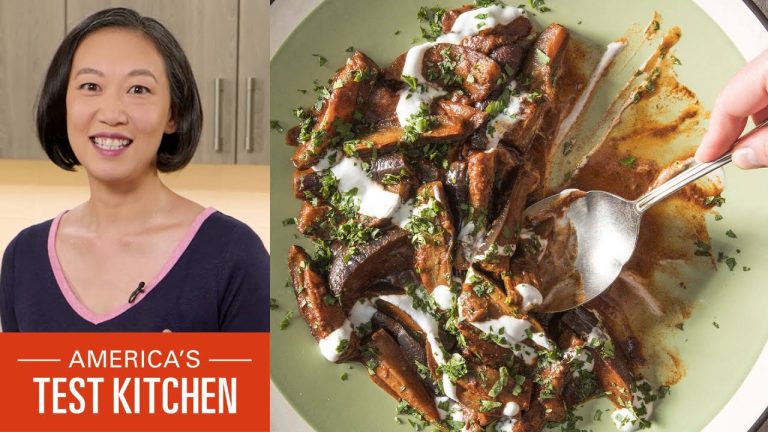 How to Make Braised Eggplant with Paprika, Coriander, and Yogurt