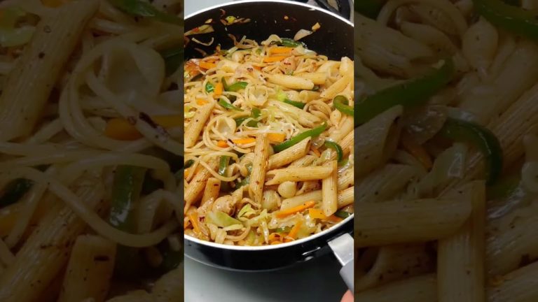 #shorts 😋👌 Mixed Pasta Noodles Recipe #short