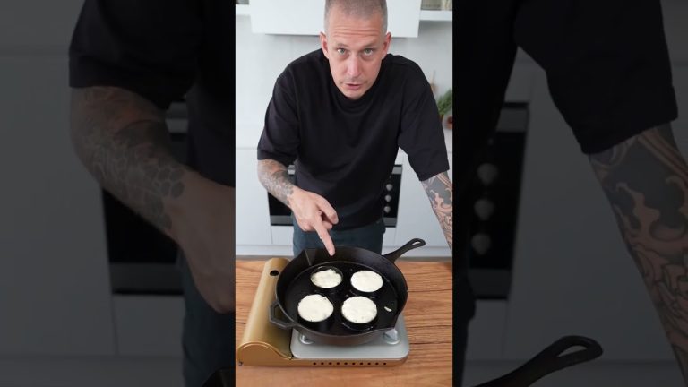 Crumpets with jam #shorts