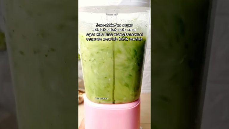 CARA ENAK MAKAN SAYUR #smoothie #greensmoothie #juice #sehat #diet