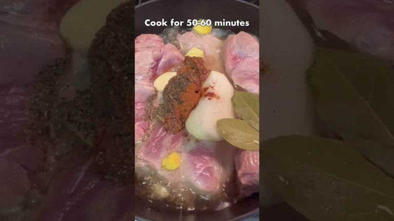 🐷Bossam (Pork Belly Korean Recipe) #shorts