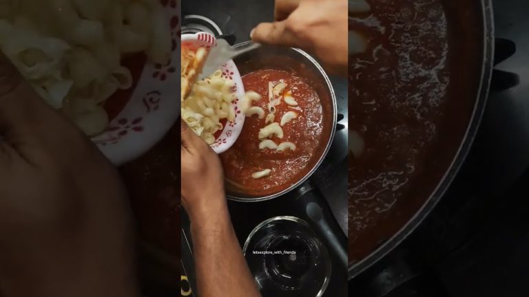 Italian Pasta Recipe 😍 Hot Pot sauce pasta #shorts #ashortaday #youtubeshorts